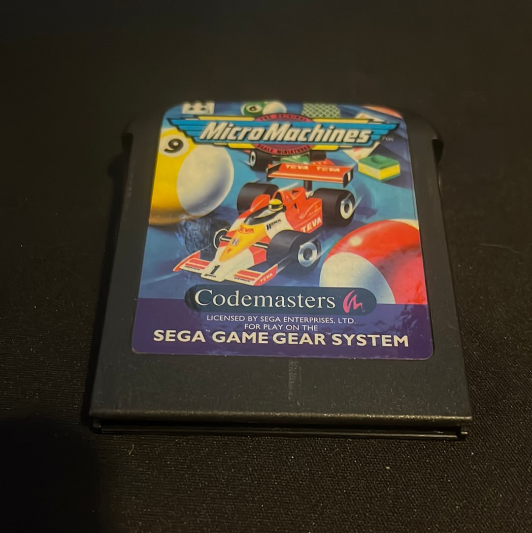 Micro Machines Sega game gear game cart only Micro Machines Sega game gear game cart only